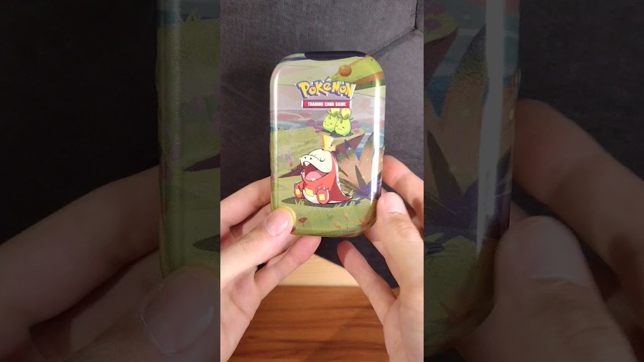 Opening a Paldea Pals Mini Tin