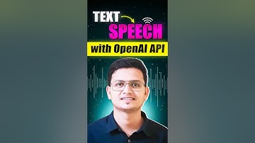 How to Generate Speech using OpenAI API