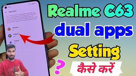 How to Create Dual Apps in Realme C63 dual apps setting | Realme C63 me dual apps setting kaise kare