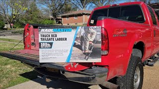 Installing tailgate ladder on Ford F350