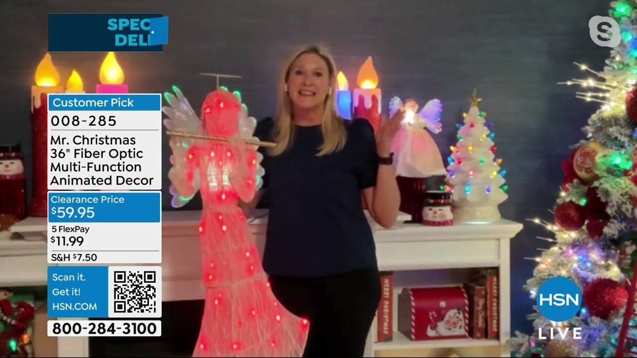 Mr. Christmas 36" Fiber Optic MultiFunction Animated Tree