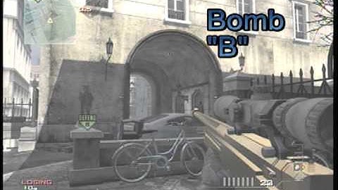 MW3 - Lockdown Throwing Knife Spots (Search And Destroy)