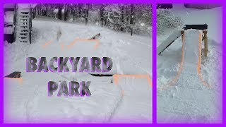 Building my backyard terrain park