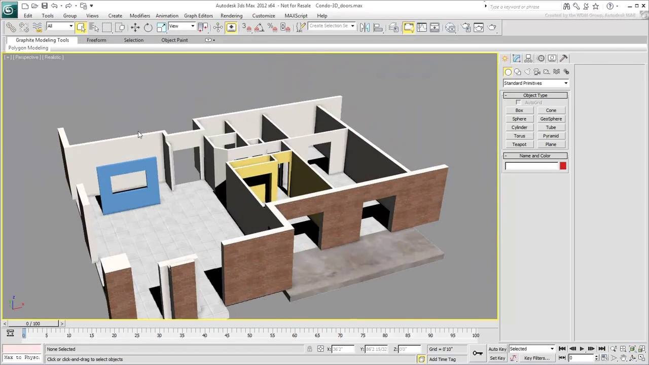 Working with AutoCAD Files in 3ds Max - 4 Creating Doors - YouTube