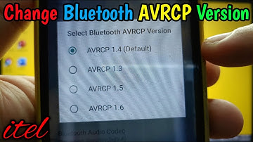 How to Change Bluetooth AVRCP VERSION on itel S15 | Networking | Developer Options