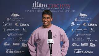 #GibChess Battle of the Sexes, Round 10, interview with Ravi Haria