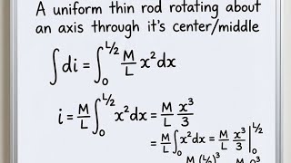 Moment of Inertia of a rigid body...