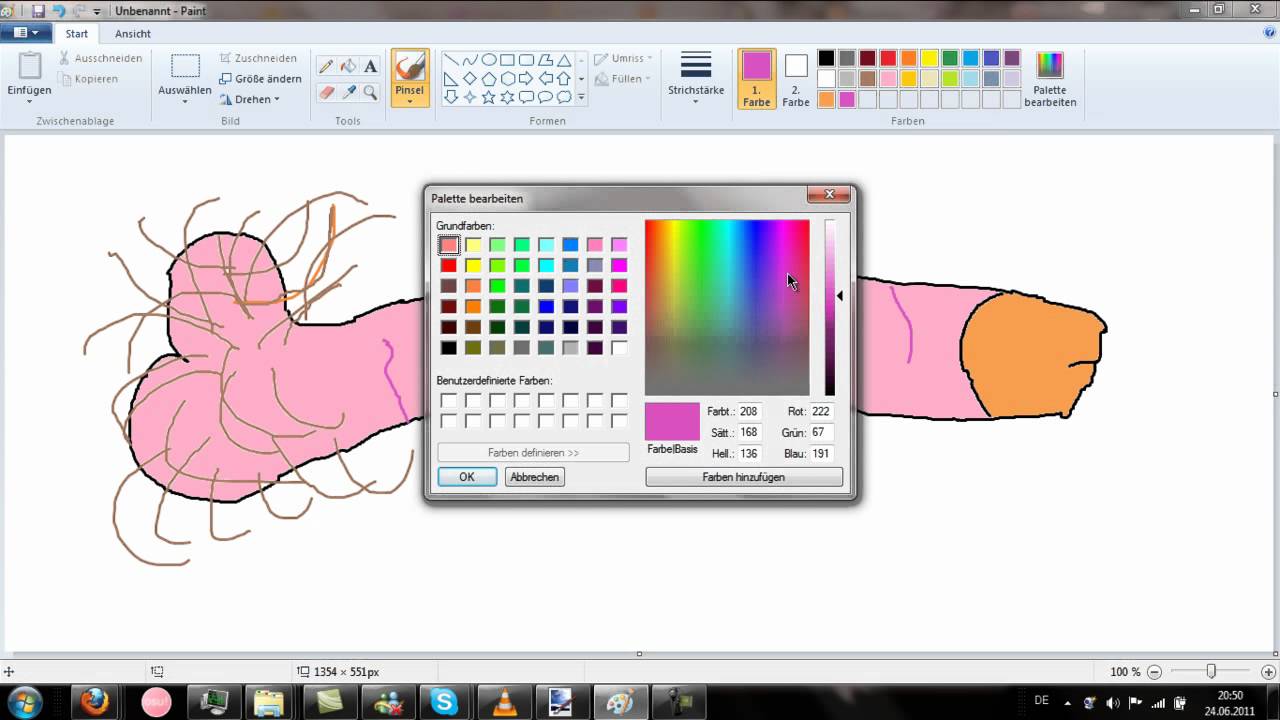 Speedpaint (01) - Spritzender Penis [HD] - YouTube