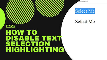 How to disable text selection highlighting(Hindi) ?