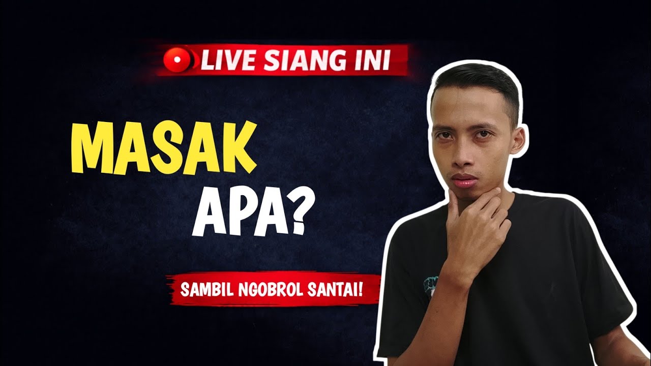 Ojol Tinggal Sendiri | Masak Hemat Sambil Ngobrol (LIVE)
