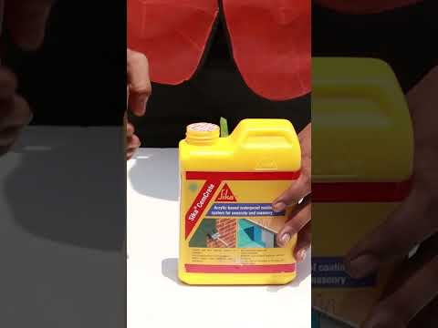 Sika CemCrete Acrylic Polymer Waterproofing Coating Sika Waterproofing Video Viral
