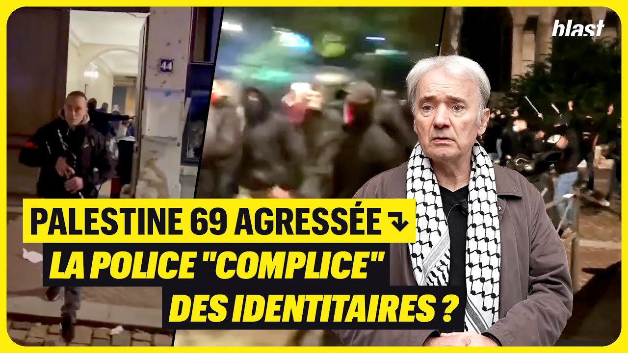 ⁣PALESTINE 69 AGRESSÉE : LA POLICE "COMPLICE" DES IDENTITAIRES ?