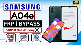 samsung a04e frp bypass android 13 without pc 2024 🔥 samsung galaxy a04e android 13 frp bypass 2024🔥