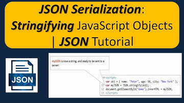 JSON Serialization: Stringifying JavaScript Objects | JSON Tutorial
