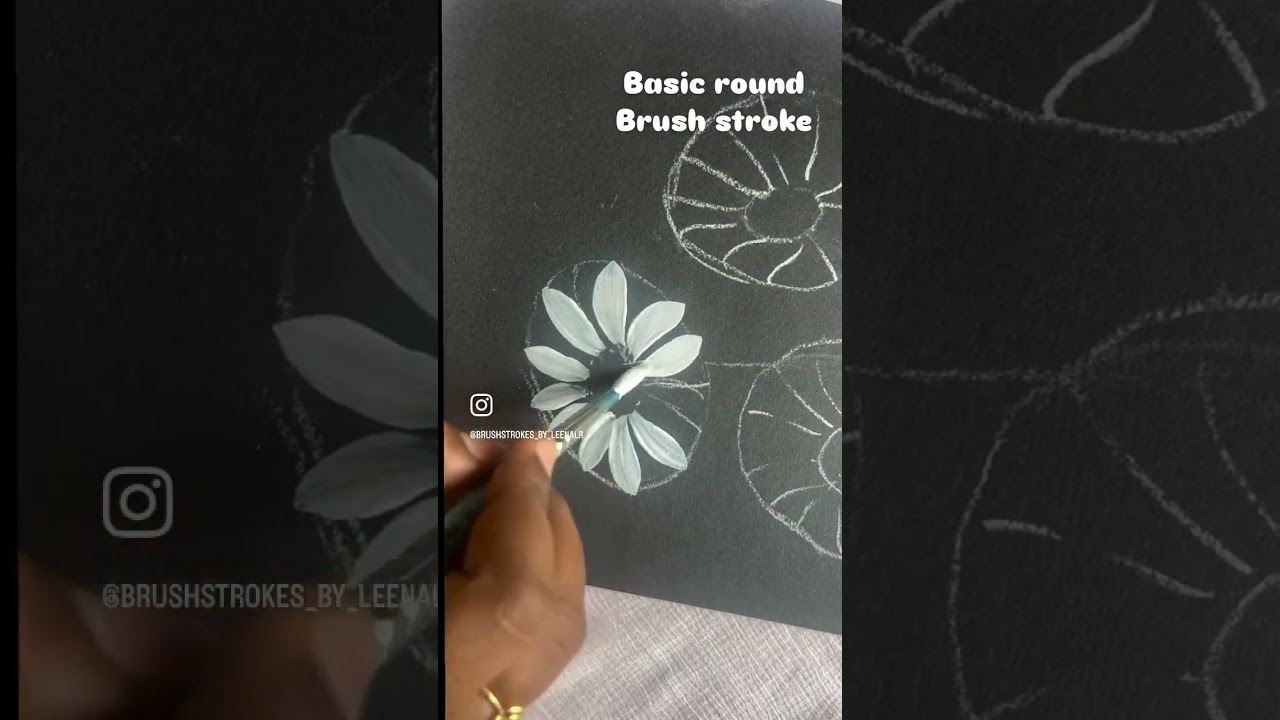 "Easy One Stroke Daisy Flower Painting Tutorial for Beginners | Simple Floral Art Techniques"