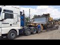 Transporting Cat D9R Dozer - Heavy Transports
