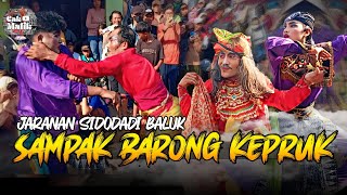 Aksi legend e baluk!! Sampak barong kepruk jaranan Sidodadi Baluk live  Pakis Kalirejo, Banyuwangi