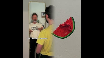 i bought a mirror that reflects ONE YEAR into the future #loop