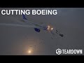 Cutting Boeing 737 Plane | Teardown