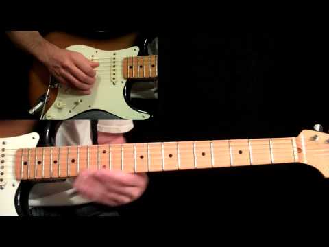 Manhattan Guitar Lesson Pt.5 - Eric Johnson - Main Solo (Second Half) guitar lesson video