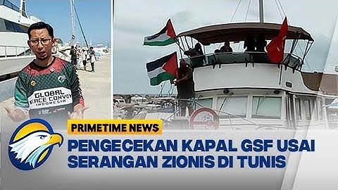 Global Sumud Flotilla Siap Berlayar ke Gaza - [Primetime News]