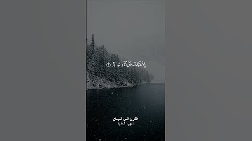 ﴿ما اصاب من مصيبة في الارض ولا في انفسكم﴾ القارئ أنس الميمان