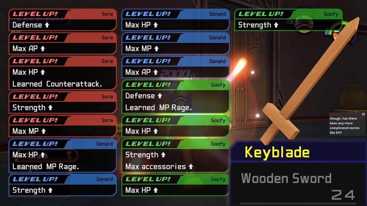 24 Strength Mod KH1 Rando - The 24 Strength Wooden Sword ~full stream~ - YouTube