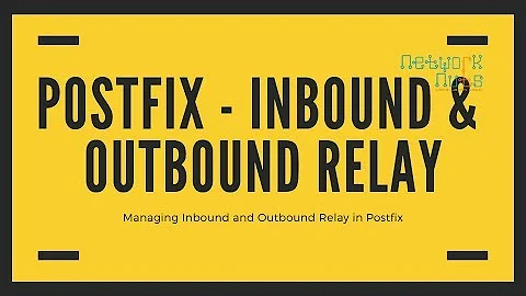Managing Inbound & Outbound relay in Postfix - Linux Tutorials Online | Networknuts