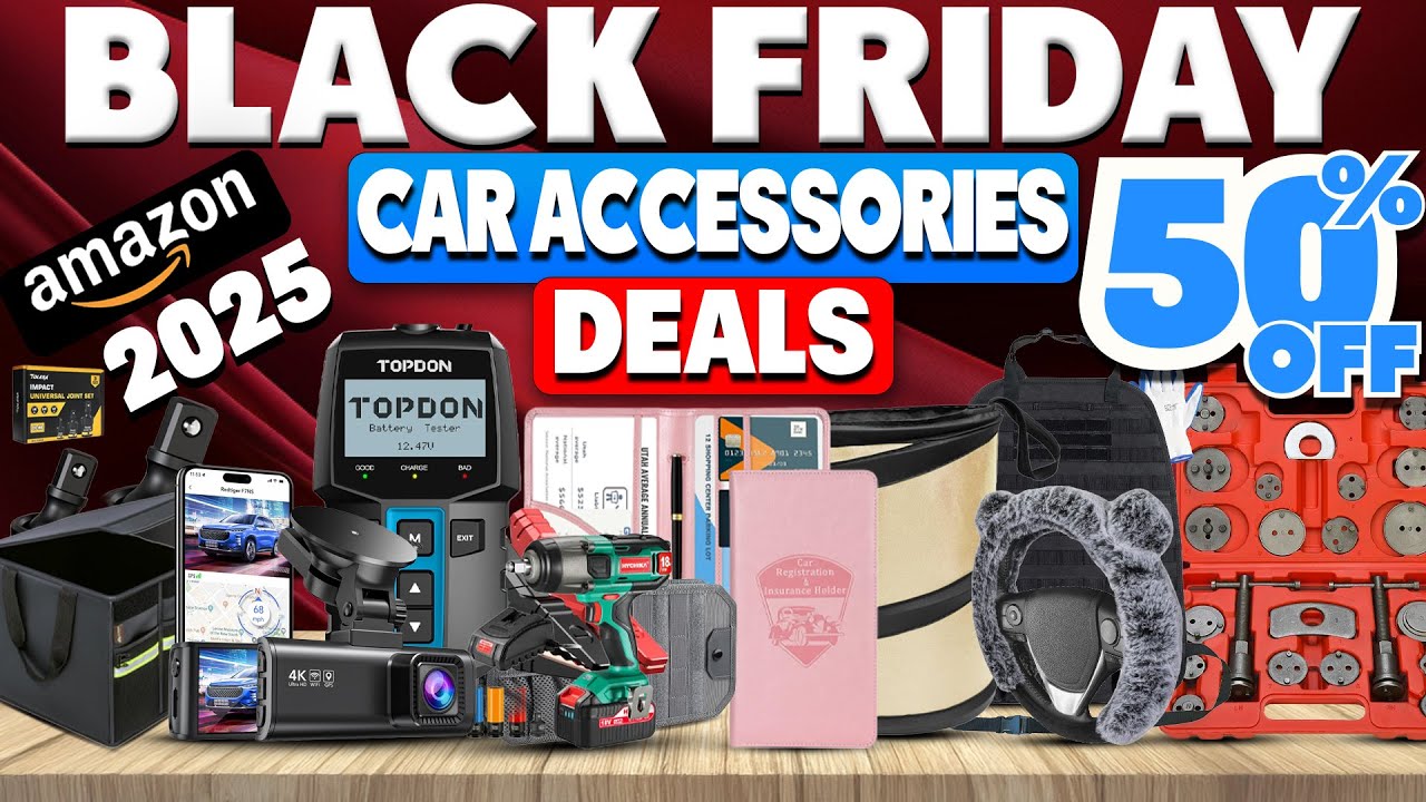 Самая большая скидка! 50% скидка — 50 лучших предложений Amazon на автомобильные аксессуары в Чёр...