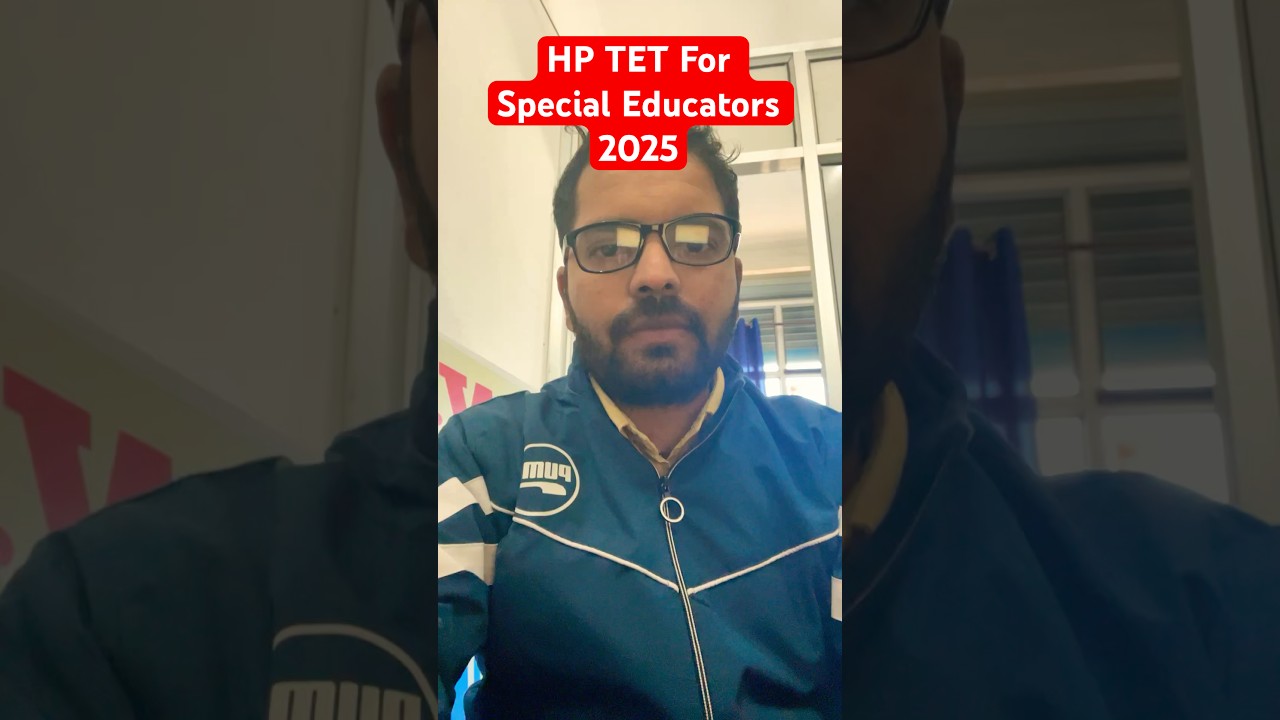 HP TET For Special Educators //hp tet officials notification 2025 coming soon
