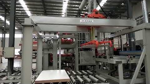 gantry type wood boards auto stacking and packing machines from manufacturer China