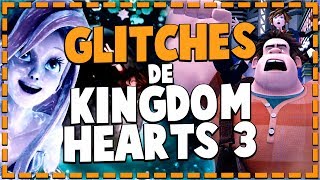 GLITCHES de Kingdom Hearts 3  ROMPE RALPH y ARIEL | San Fransokyo y Necrópolis de Llaves Espada
