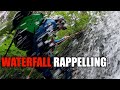 Waterfall Rappelling, Canyoneering, and Canyoning in Archer Creek, Oregon.