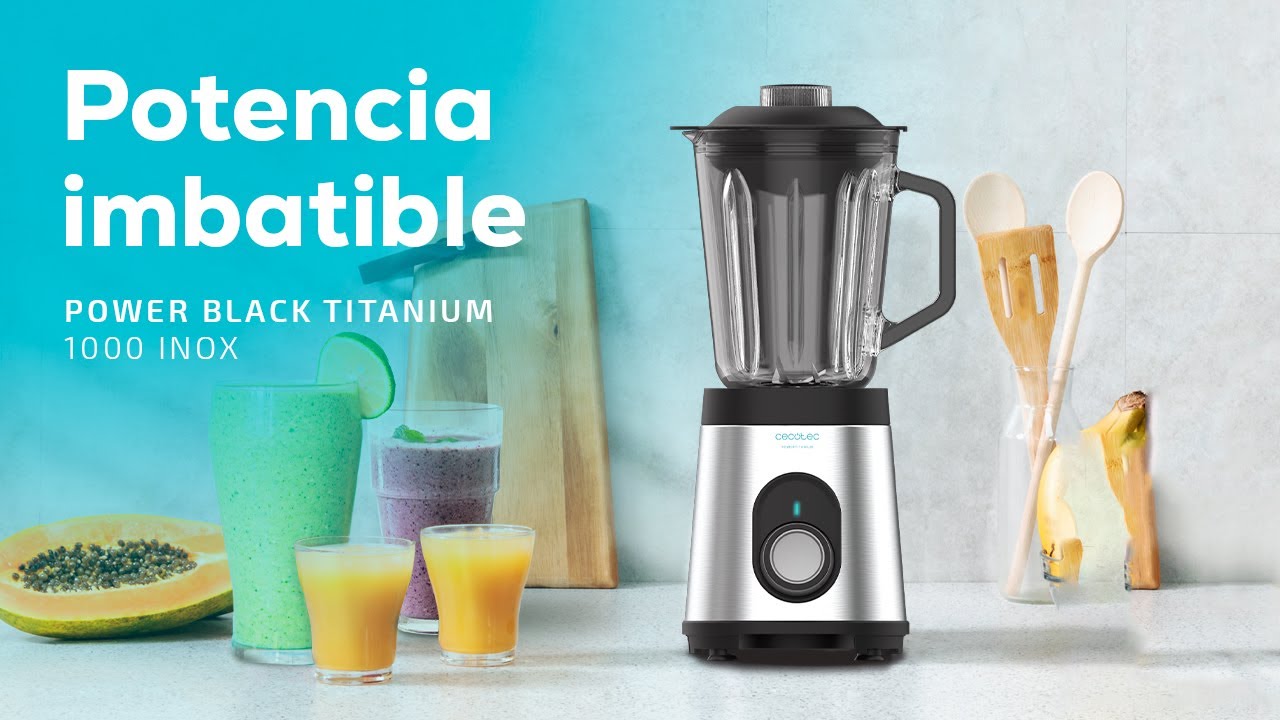 BATIDORA DE VASO CECOTEC POWER TITANIUM 1000 - Electrocasión