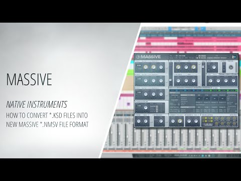 How To Convert *.ksd Files Into New Massive *.nmsv File Format [How to]