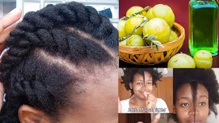 Hair Growth Challenge #1:Length Check,Hair Growth Oil,Natural Hair Care Tips,Protective Styling