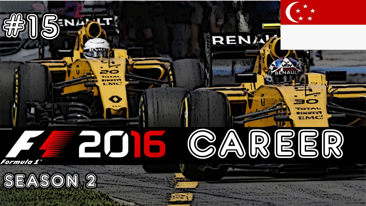 F1 2016 Career - S2R15: Singapore - Stupid Singapore Strategy
