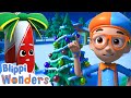Holiday Hunt for Surprises! 🎁🎄 | Blippi Wonders Educational Videos for Kids