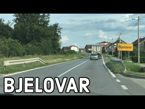 Drive around Bjelovar,Croatia