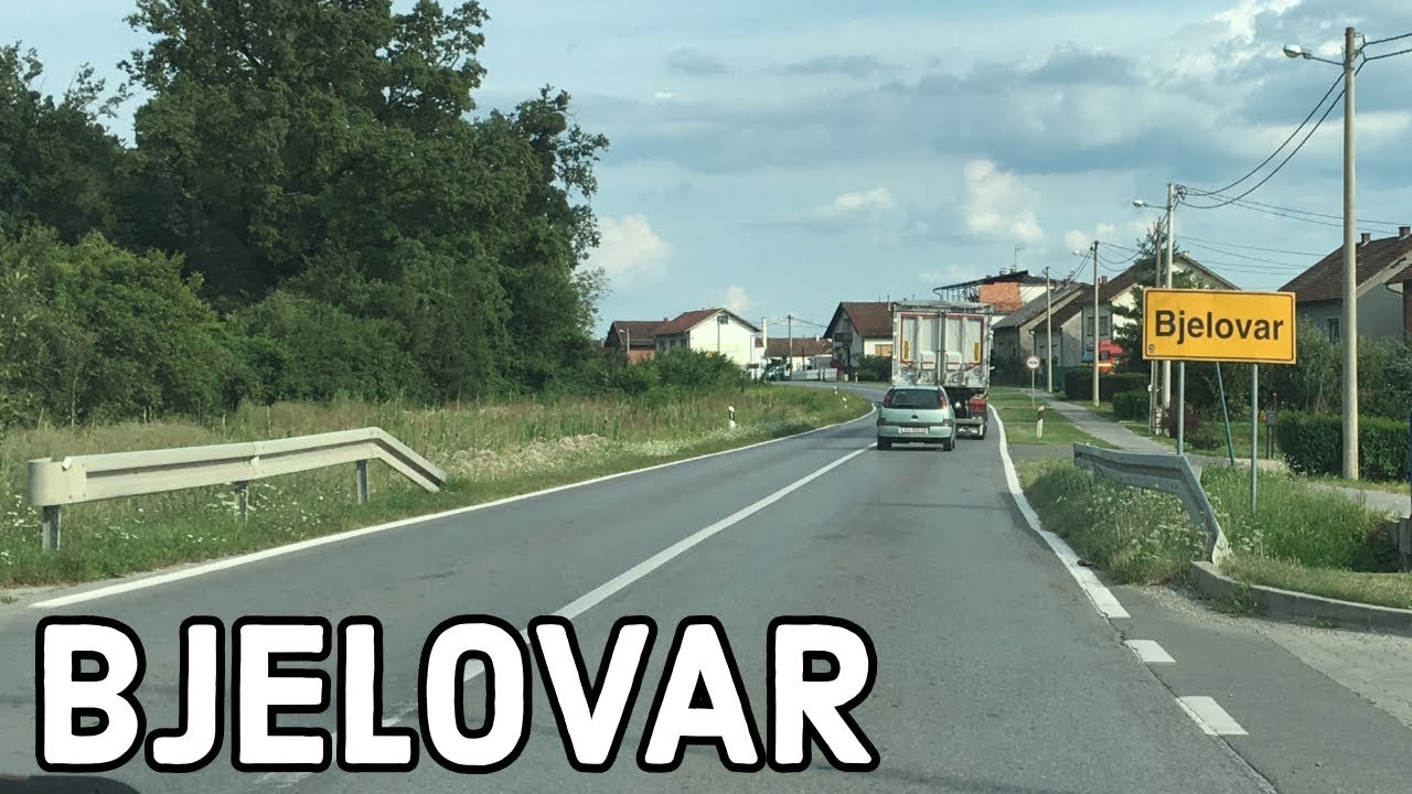 Drive around Bjelovar,Croatia