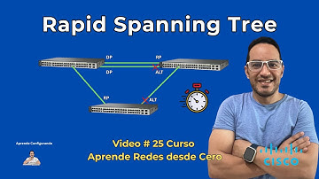 Curso CCNA 2025 GRATIS #25: Rapid Spanning Tree (RSTP)  | Configuración con 3 Switches Cisco