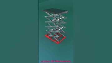 Scissor lift mechanism #design #machine #solidwork #cad #cnc #mechanical #mechanism