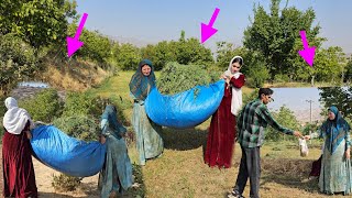 The many hardships of the mother and Zainab, collecting grass, receiving wages, and... screenshot 4