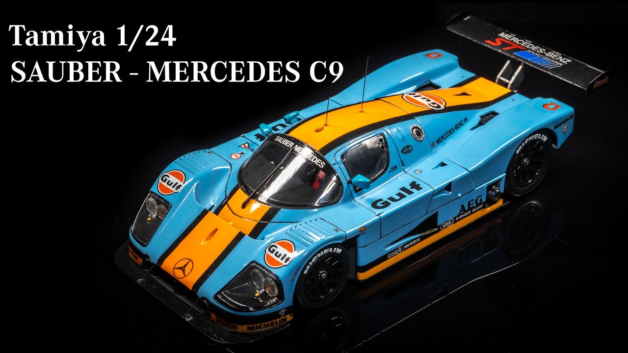 Tamiya 1/24 1989 Sauber - Mercedes C9 Video Build - YouTube
