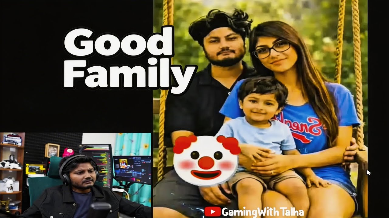 Gaming With Talha X Miakalifa😱X Good Family X OmeTv X Memes/ সুন্দর পরিবার 🥴🥴❤️#funny #girlfriend 
