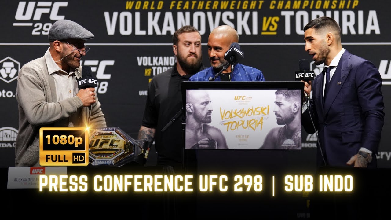 [SUB INDO] Press Conference UFC 298 | FULL