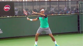 Roger Federer Forehand Slow Motion - Ultimate ATP Modern Tennis Forehand Technique?