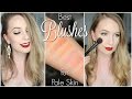 Best Blushes for Pale Skin