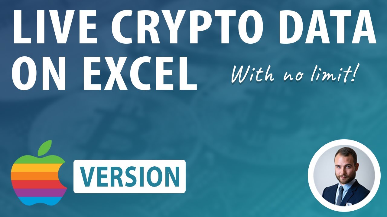 Get any live crypto info in Excel on MAC in 2 minutes! 📊