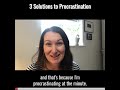 Procrastination